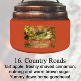 Country Roads Jar Candle item