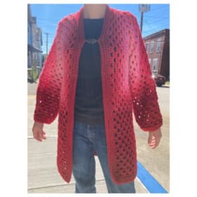 Handmade Crochet Sweater item