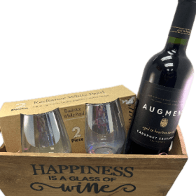 #52 Happiness is Wine basket item