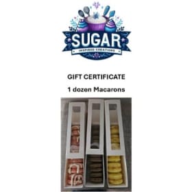 #56 Sugar Inspired Creations 1 dz macarons item