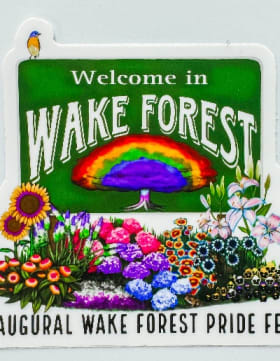 Inaugural Pride Sticker - Floral item