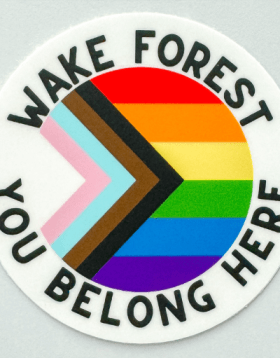 Wake Forest - You Belong Sticker item