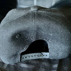 Photo of 1. Unafaa 'U" Black Snap Back Hat