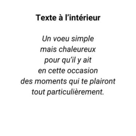 Carte de souhait vintage "Bouquet d'osier" (005) item