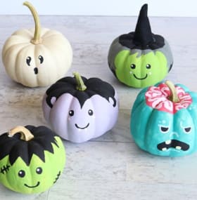 A: Art Station (Blacklight Painted Pumpkins!) item