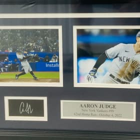 Aaron Judge Framed Collage - Facsimile Signature item