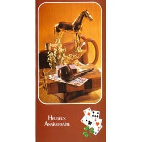 Carte de souhait vintage "Trophée" (022) item