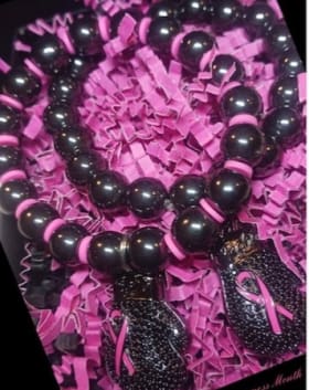 Touched by a Lamb Black Boxing Glove Charm Set item