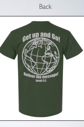"Get Up and Go" T-shirt item