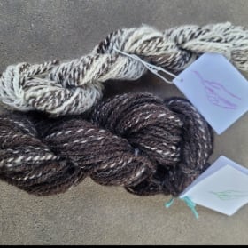 Hand-Spun Wool + Pincushion item