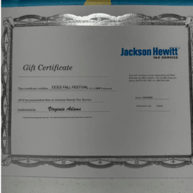 Jackson Hewitt Tax Service item