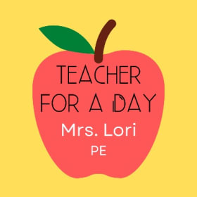 PE teacher for a day item
