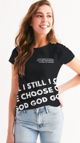 I Still Choose God | Womens Short Sleeve (Black) item