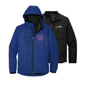 BLUE - ADULT MEDIUM - Clinton-Massie Winter Jacket item