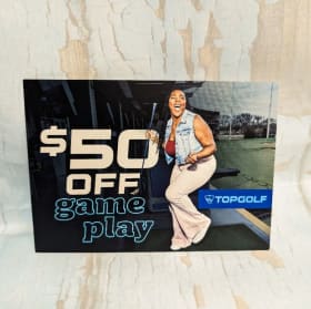 $50 Top Golf Game Play Gift Certificate item