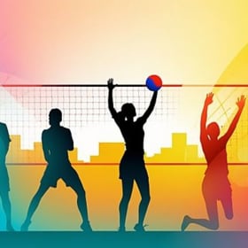 (9) Volleyball with Mr. Warren & Ms. Donavan item