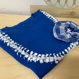 20. Mahina Made Imua (2T)+ Blue Palaka Scrunchie item