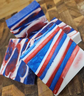 Pack of 5 "Mr. Red, White & Blue" Soap item