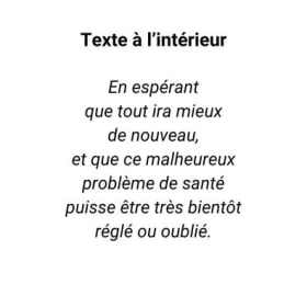 Carte de souhait vintage "Muguet orangé" (047) item