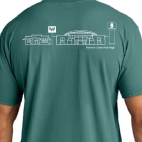 Green Skyline Tee- Small item