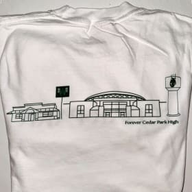 White Skyline Tee- X Large item