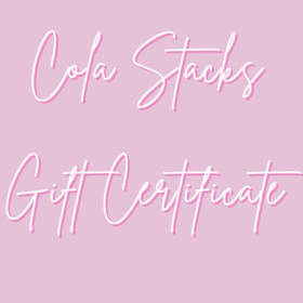 $25 Cola Stacks Gift Certificate item
