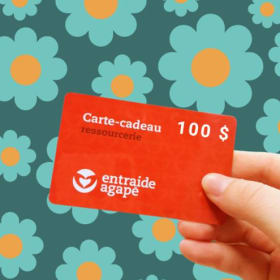 Carte-cadeau de 100 $ à la ressourcerie d'Entraide Agapè item