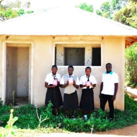 12. Provides sanitary pads for 15 girls for 1 month item