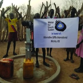 14. A share of supplies to install a water well - S. Sudan item