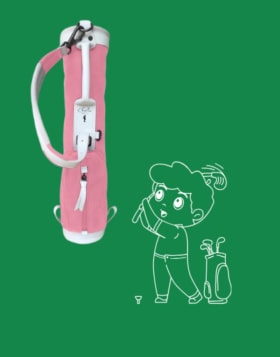 Charlie Golf Co Toddler Bag - PINK item