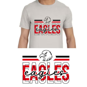 Short Sleeve Stacked Eagle Head item