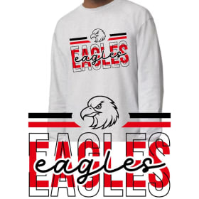 Long Sleeved Stacked Eagle Head item