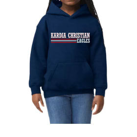 Navy Striped Eagle Hoodie item