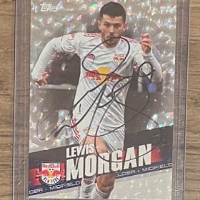 New York Red Bulls Lewis Morgan Signed Card item