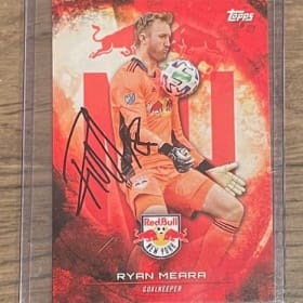 New York Red Bulls Ryan Meara Signed Card item
