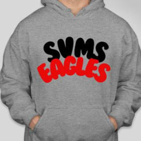 #15 Grey w/ Bubble Letters SVMS Youth L-XL, Adult XS-XL item