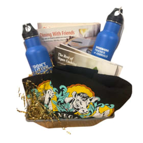 14. Friends of Animals Swag & Vegan Cookbooks item