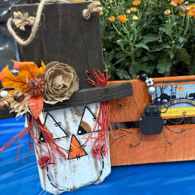 Bronze Fox Design - Fall Planter Box item