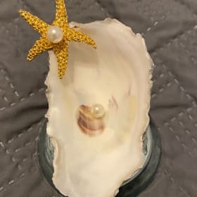 Handmade Jewelry Holder with Starfish by Melva's Designs item