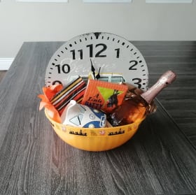 Volkswagen Van Vintage Van Gift basket item