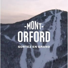 50) Ski at Mont Orford + après-ski item