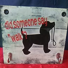 Did Someone Say "Walk"? Leash Hanger item