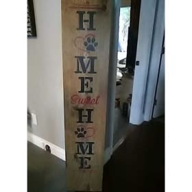 Home Sweet Home Large Porch Sign (Brown) item