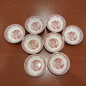 157. "Twas The Night" Set of 8 Fruit Saucers/Dessert Bowls item