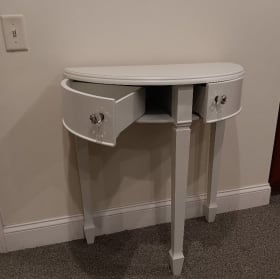 165. Semi Circle Accent Table item