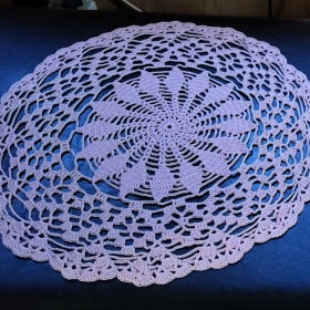 Pair of Handmade Lace Doilies item