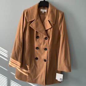 (M) Anne Klein Coat - Caramel item