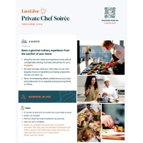 Single-Day Private Chef Soirée item