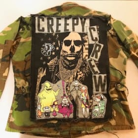 Upcycled Halloween Jacket item
