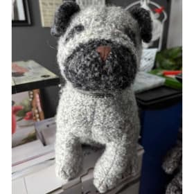 Dog Door Stopper (Grey) item